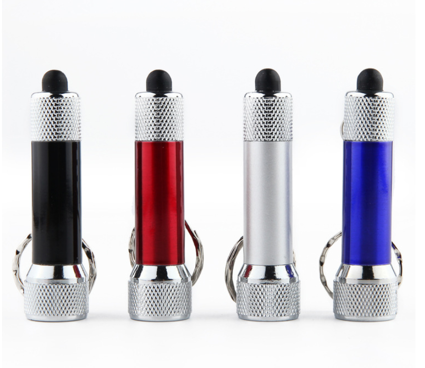 Mini Keychain Light Emergency Night Light Camping Flashlight Portable LED Torch Aluminum Keyring - Image 3