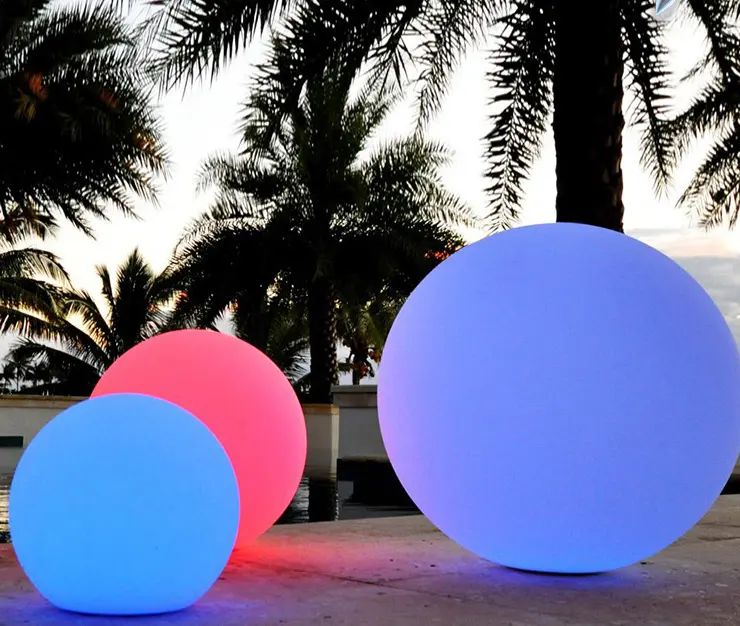 Luminous Ball Lamp Outdoor Colorful Waterproof Decorative