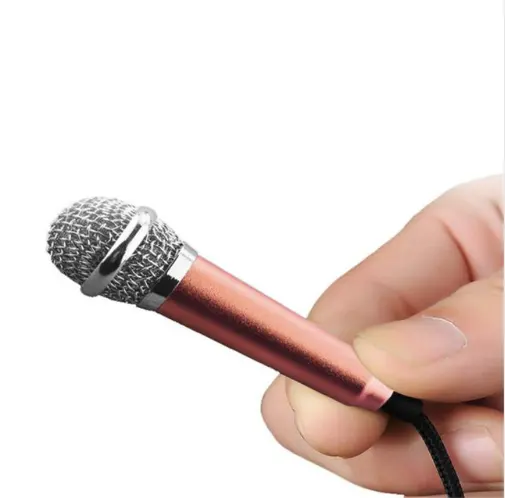 Mini mobile phone microphone recording sing small