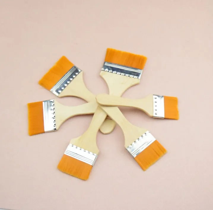 Nylon board brush home improvement paint brush wooden handle tool brush oil painting brush – image 2