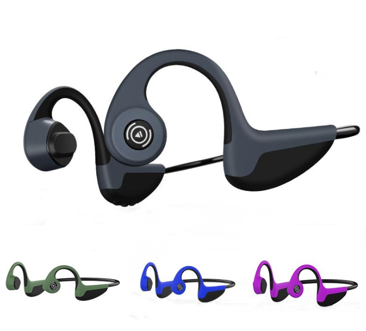 Fone de ouvido esportivo Z8 condução óssea Bluetooth estéreo sem fio