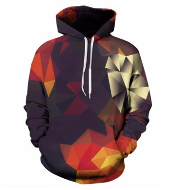 Color matching digital printing baseball uniform Explosive models hooded sweater