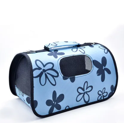 Pet Dog Outing Bag Carrying Bag Pet Bag Pet Backpack Dog Supplies Blue Clover - Shop at LoveMi