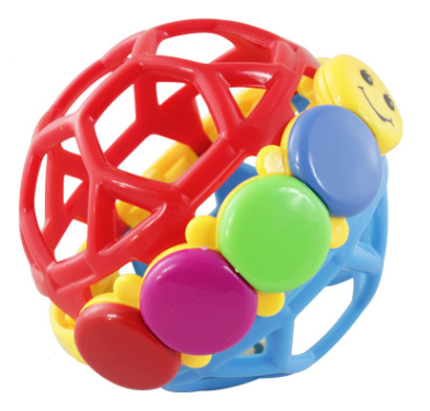Children's bells, rolling balls, baby bells, hand catching balls, young children, learning crawling baby fitness toys, 6-12 months