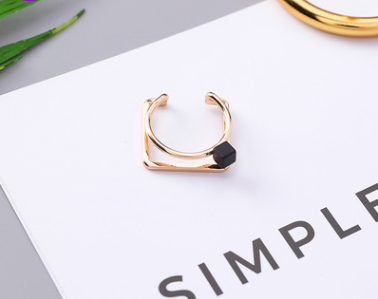 Fashion personality exquisite simple exaggerated geometric ring wild adjustable ring tide jewelry jewelry female