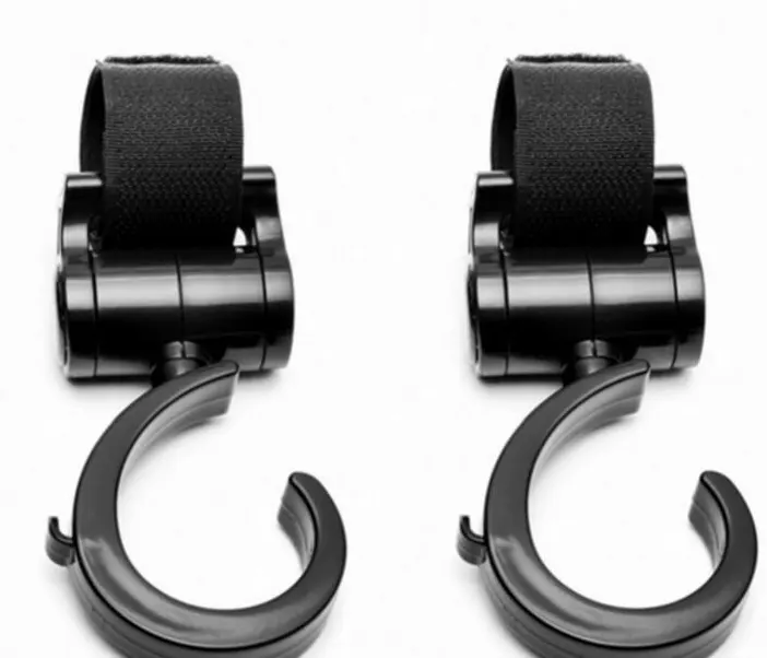 2pcs Lot Baby Stroller Accessories 360 Basket Hook Multifunctional