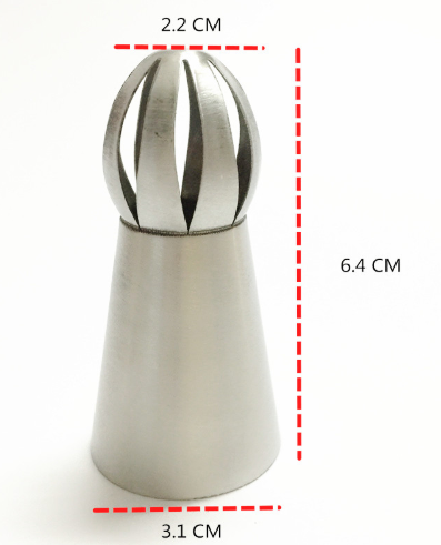 Ball Torch Flower Ring 8 Piece Baking Tool