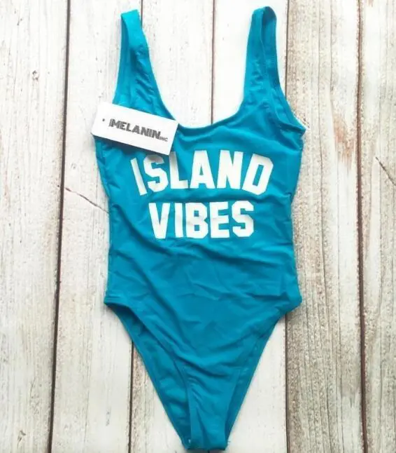 Island Vibes Swimsuit - Blue