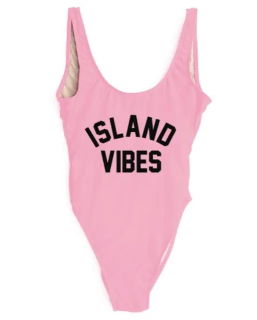 Island Vibes Swimsuit Pink - Shop at LoveMi