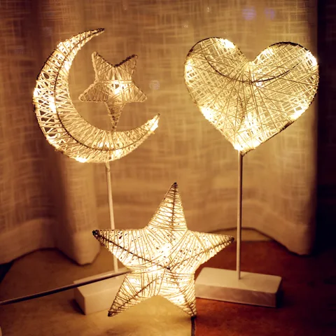 LED Lights Flashing Stars Romantic Room Layout Decoration Love