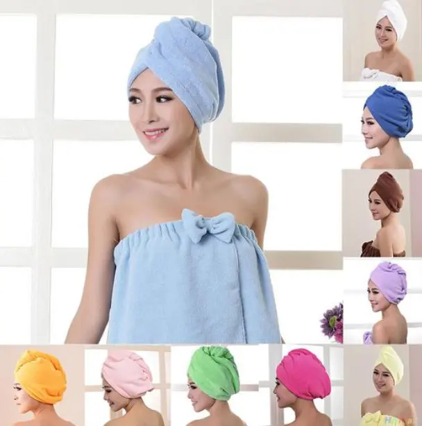 Women's Hair Dryer Cap, Absorbent Dry Towel