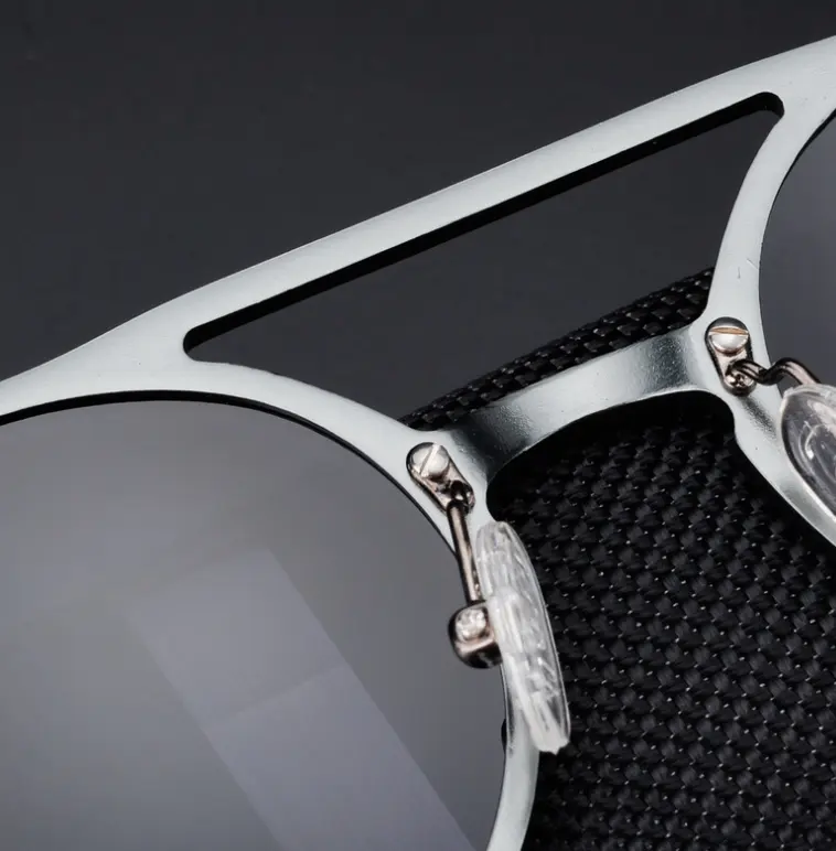 New men's polarized sunglasses Vintage round frame