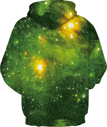 Green Galaxy Hoodie
