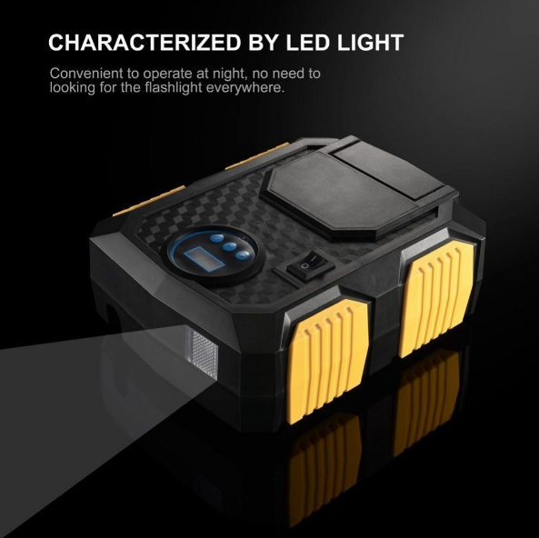 Digital Tire Inflator – DC 12 Volt Car Portable Air Compressor