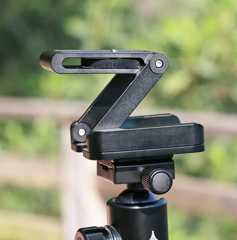 Compatible with Apple, Ulanzi Z Flex Tilt Tripod Head Aluminum Alloy Folding Quick Release Plate Stand Mount Spirit Level For Phones Camera – image 2