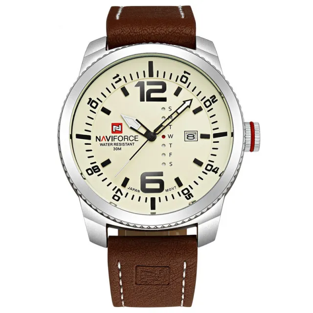 Men's Quartz Watch Waterproof Calendar Watch Belt Casual Men's Watch Men'S Quartz Watch Waterproof - Shop at LoveMi