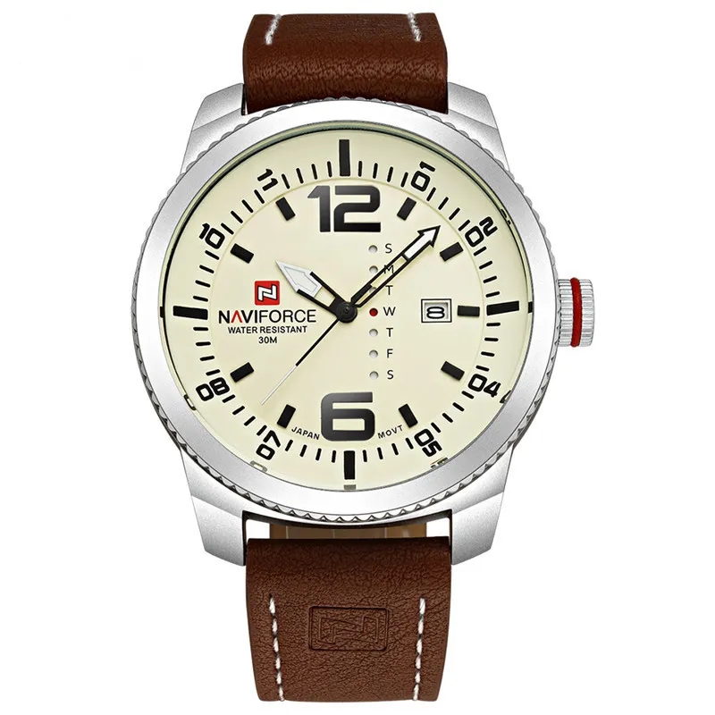 Men's Quartz Watch Waterproof Calendar Watch Belt Casual Men's Watch - Men'S Quartz Watch Waterproof