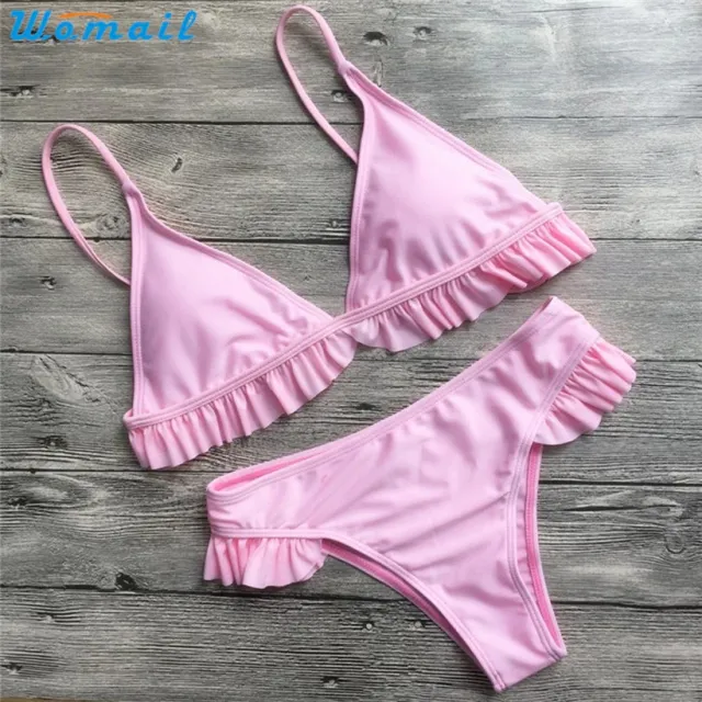 Womail Suit Bikini Swimwear Women Push Up Padded Bra Beach Bikini Set Swimsuit Swimwear drop shopping Womail Suit Bikini Swimwear Wo - Shop at LoveMi