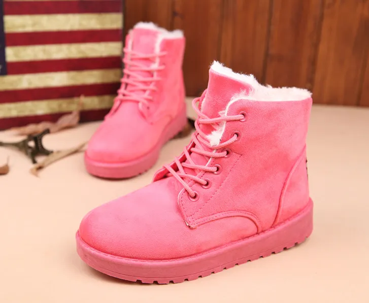 WARM SNOW BOOTS - Pink