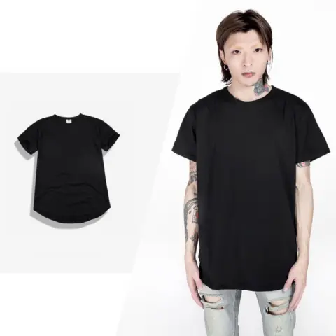 Oversized T-shirt Men Hip Hop Streetwear Man Oversize High