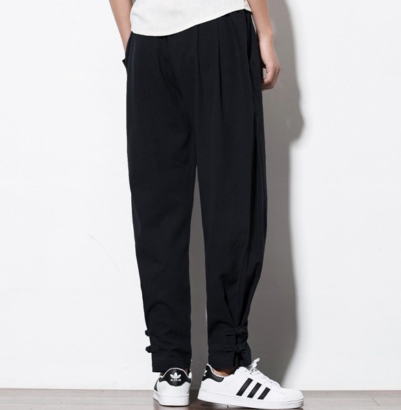 Autumn Harem Pants Menpure Linen Pants Linen Hemp Linen Pants Hip Hop Loose Vintage Long Pants Casual Joggers