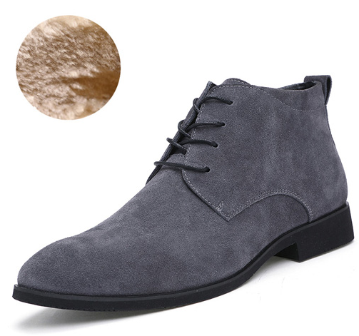 Business shoes men's British pointed Derby shoes in the middle of the line with youth casual shoes Korean shoes