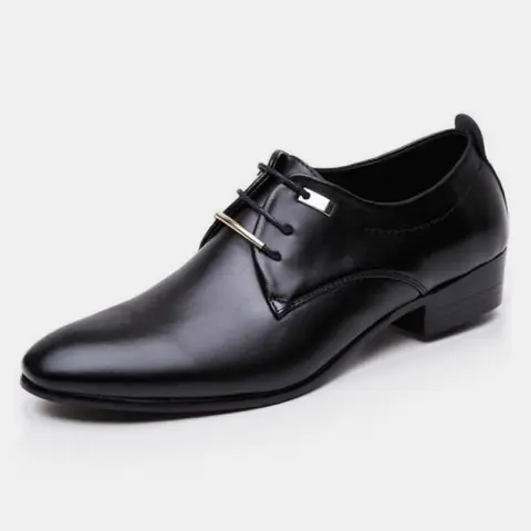 Hign Quality NEW Men Flats Leather Shoes Brogue Pointed