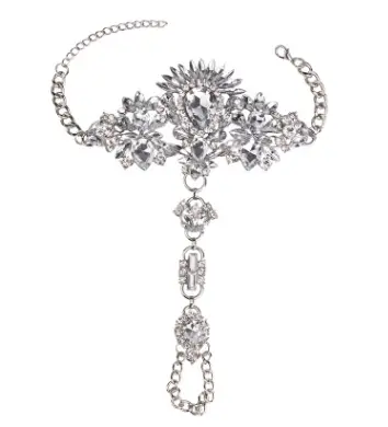 Fashion Diamond Long Anklet   Personality Ladies Foot Pendant
