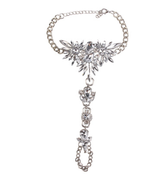 Fashion Diamond Long Anklet   Personality Ladies Foot Pendant