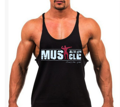 HOODED SKULL BODYBUILDING TANK TOP