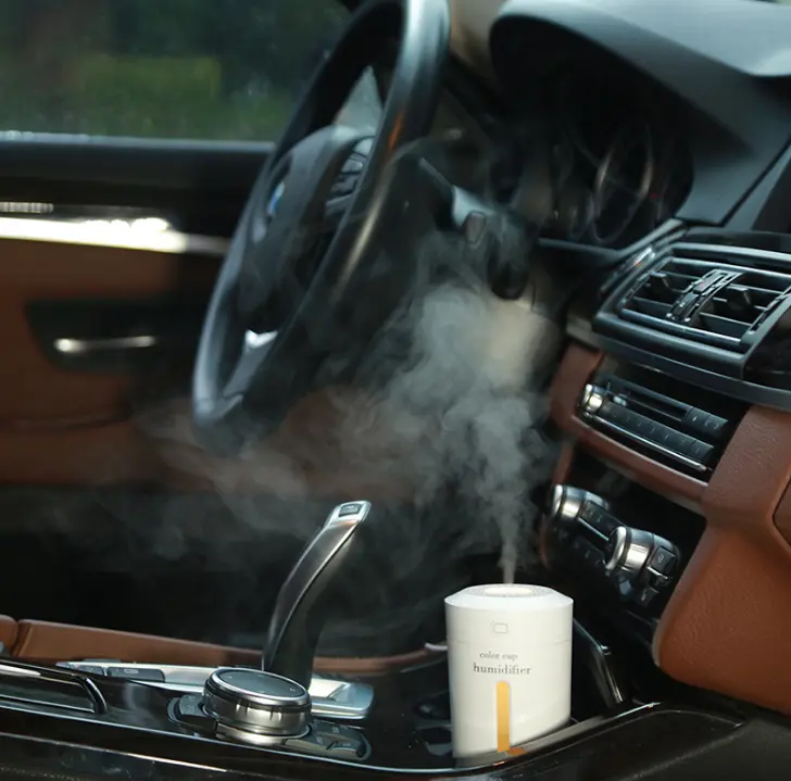 Mini Air Humidifier USB Ultrasonic Car Aroma