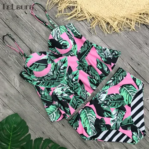 Sexy Bikini Swimwear Women Push Up Swimsuit High Waisted