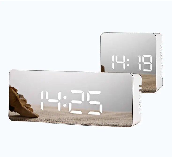 Digital LED Multi-function Mirror Clock