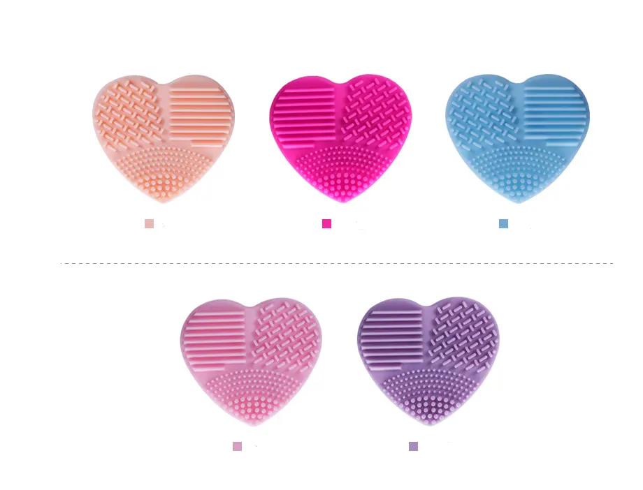 Love Scrubbing Pad Heart-shaped Egg Silicone Artifact Tool