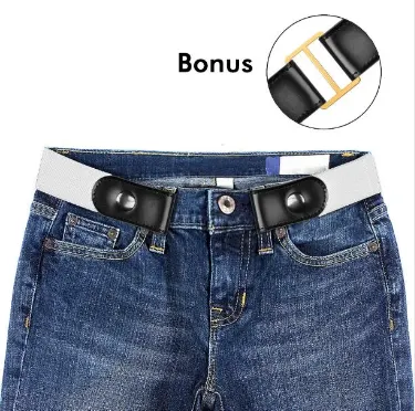 Buckle-Free Belt for Jean Pants