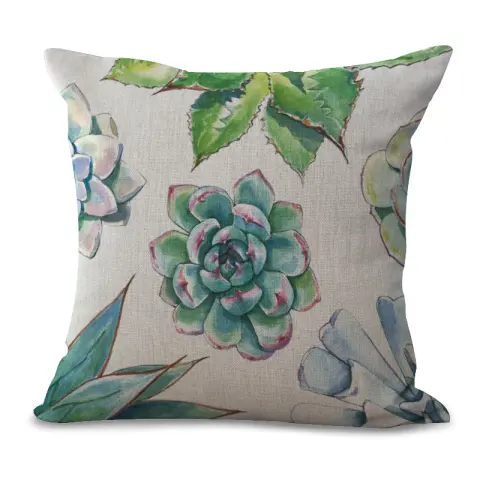 Plant Pillow Cover Succulent Cactus Case
