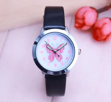 Children's Watches Kids Quartz Watch Student Girls Quartz-watch Cute