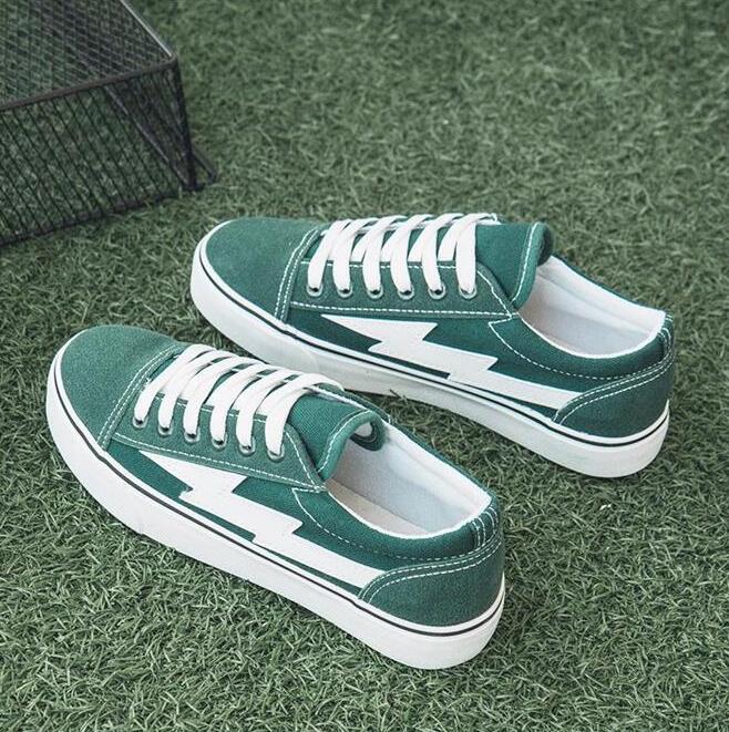 Cloth Lace-Up Sneakers, picture 3 of 4