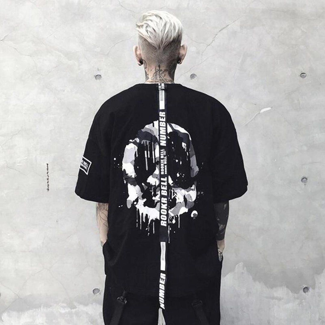 Summer Korean version of the tide student loose long section short-sleeved t-shirt female half-sleeved t-shirt skirt shirt