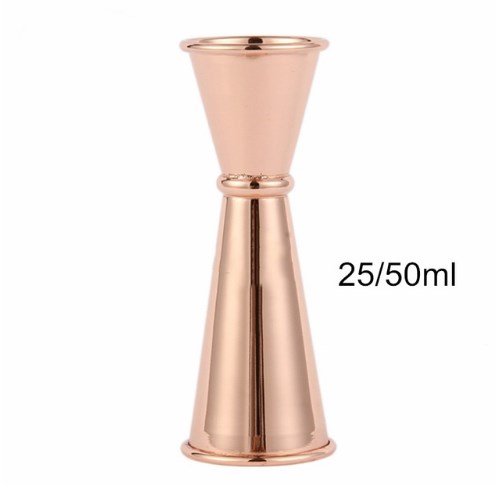 Cocktail Bar Jigger Stainless Steel Japanese Design Jigger Double Spirit Measuring Cup Bartender