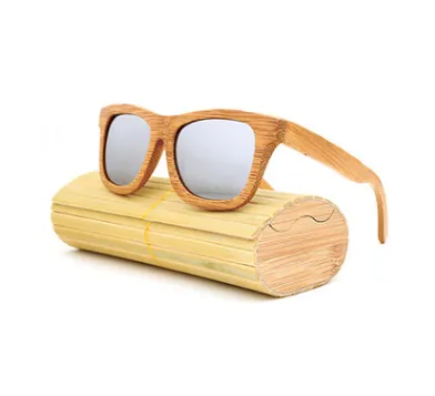 Sunglasses explosion multicolor bamboo glasses coated sunglasses Silver - Shop at LoveMi