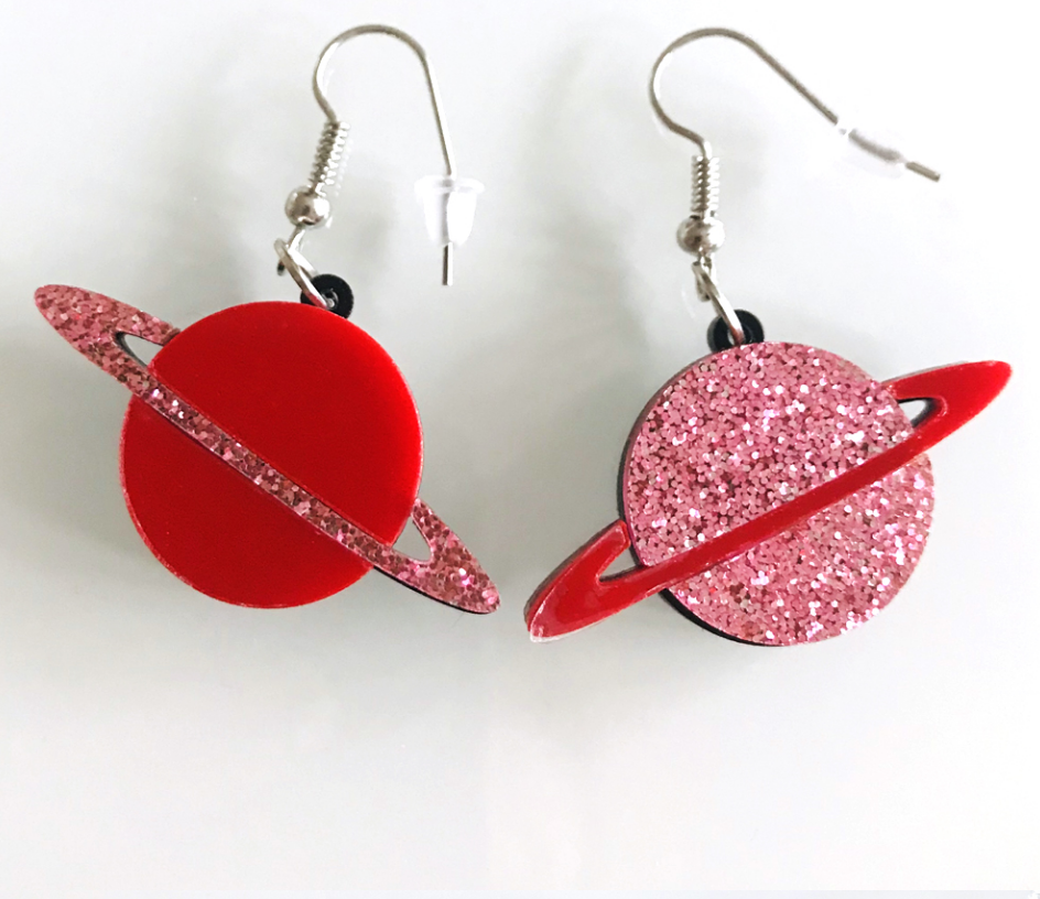 Big Satellite Earrings Fashion Personality Satellite Ball Stud Earrings