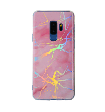 Applicable To  S9 Laser Marble IMD Soft Shell All-inclusive S8Plus Creative Fashion Mobile Phone Shell Note9