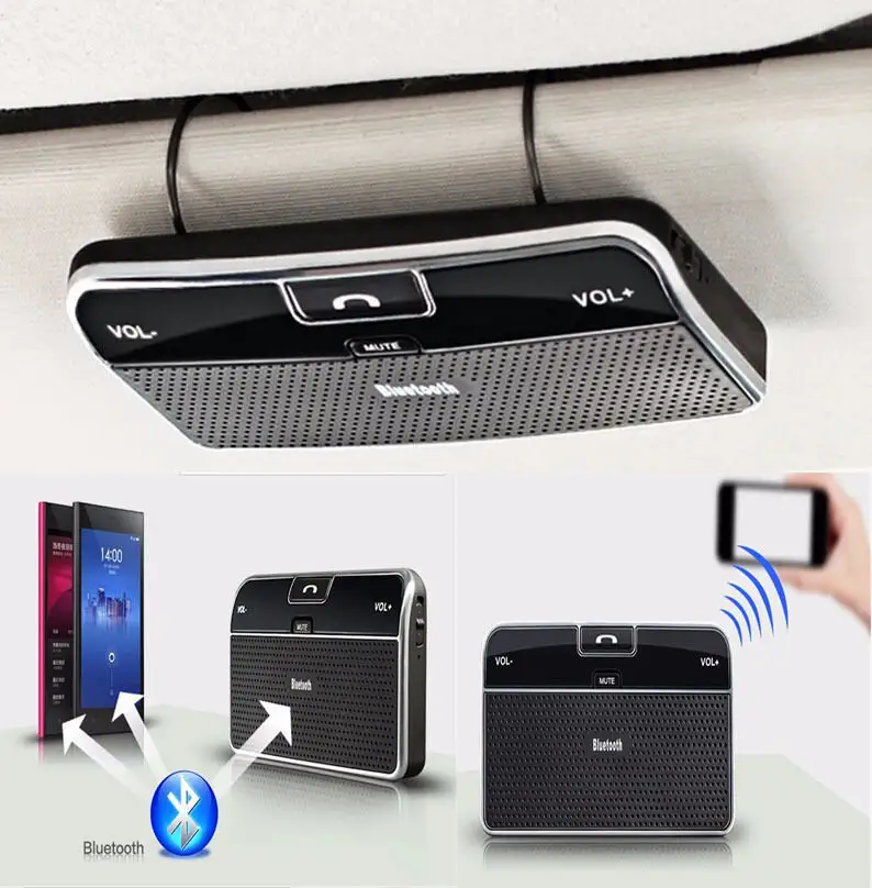 Wireless Bluetooth Car Kit Set Handsfree Speakerphone V4.0 Multipoint