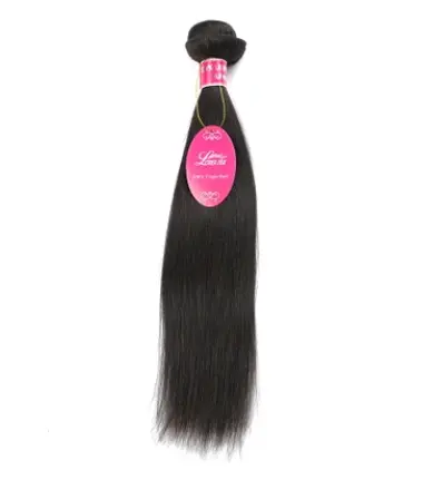Real human hair straight wave curtain natural