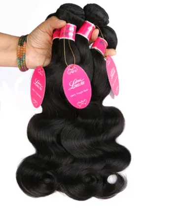 Natural color wig, real hair extension, Brazilian