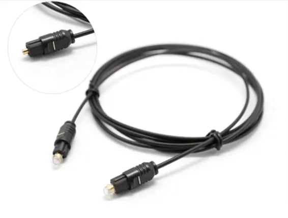 OD2.2 Audio Cable Line Side Optical Fiber Connection Digital