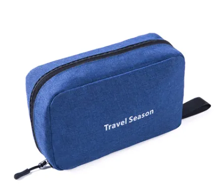 Portable Travel Hook Multifunction Makeup Bag Large Capacity Storage Bag Navy Blue - Shop at LoveMi
