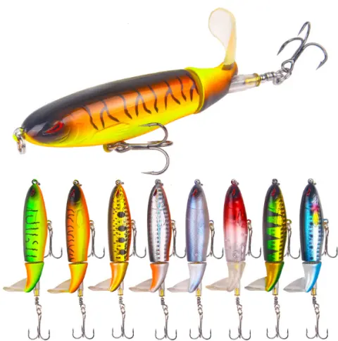 Road Sub-bait Propeller Tractor Hard Bait Floating Water Pencil