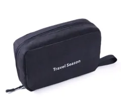 Portable Travel Hook Multifunction Makeup Bag Large Capacity Storage Bag - Black - View 1